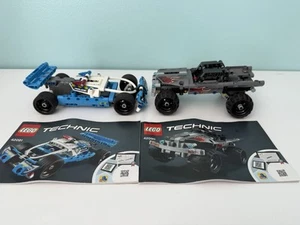 Lego Technic Police Pursuit 42091 y camión de escapada 42092 hace tercer juego retirado - Imagen 1 de 6