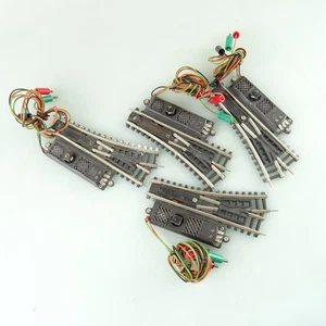 4 x Rokal TT turnouts electric with bel. 2x left and 2x right - Picture 1 of 9