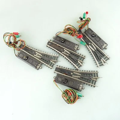 4 x Rokal TT turnouts electric with bel. 2x left and 2x right - Image 1 of 4