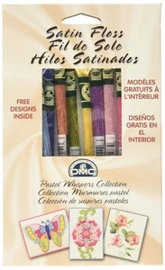 DMC Satin Floss Collection Pack 8 Skeins Shiny Pastel Colors 87 Yards - Picture 1 of 1