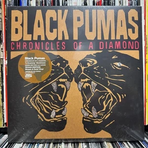 BLACK PUMAS - CHRONICLES OF A DIAMOND (BROWN + GOLD VINYL LP) 2023!!! RARE!!! - Foto 1 di 4