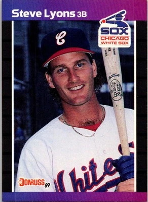 1989 Donruss #253 Steve Lyons - Image 1 of 2