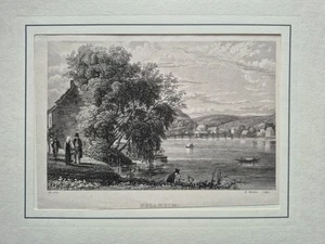 Kelheim Bayern Donau Altmühl echter alter Stahlstich 1844 - Picture 1 of 1