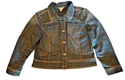 Christopher & Banks Women's Denim Jacket, Large - Image 1 of 4