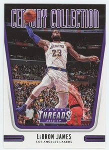 2018-19 Panini Threads #18 LeBron James Century Collection - Picture 1 of 2