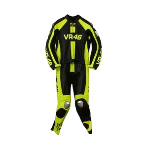 VR 46 Customized Mens New Motorbike Motorcycle Leather Suit - All Size - Bild 1 von 6