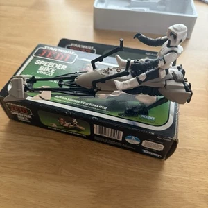 Star Wars Return of the Jedi Speeder Bike & Scout Trooper - Boxed Kenner 1983 - Picture 1 of 13