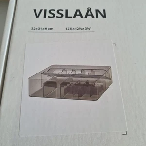 Cassetta Ikea Visslaan con scomparti inserto cassetto armadio mai usata - Foto 1 di 5