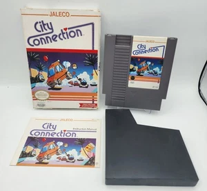 City Connection (Nintendo NES, 1988) CIB Complete In Box *Box Has Wear* - Picture 1 of 13