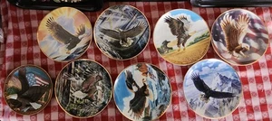Franklin Mint American Bald Eagle Teller Heirloom Limited Edition Sammlung - Bild 1 von 23