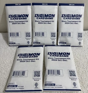 5 Packungen Digimon Card Game Store Tournament Kit 2024 Okt - Dez Sealed - Bild 1 von 1