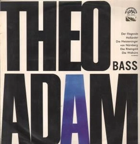 SUAST50734 Prague National Theatre Orchestra Richard Wagner - Theo Adam LP vinyl - Photo 1/1