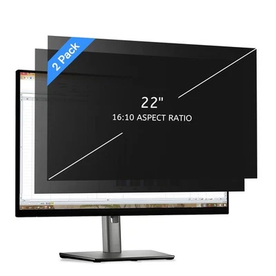 22 Inch Monitor Computer Privacy Screen Filter for 16:10 Aspect Ratio. - Image 1 of 3