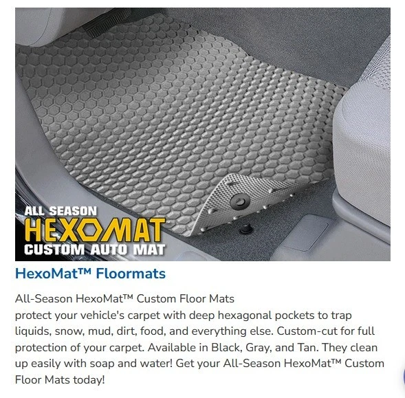 Alfombrillas de goma Flexomat personalizadas de 2 piezas de primera fila para Mazda CX - Hechas en EE. UU. Foto 1 de 4