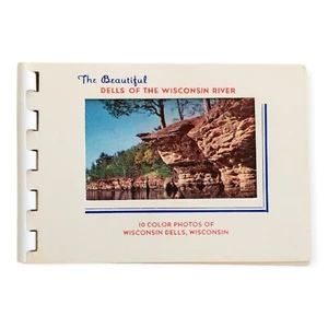 The Beautiful Dells of the Wisconsin River 1950s Mini Photo Album Booklet WI - Picture 1 of 5
