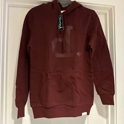 Diamond Supply Co. Logo Pullover Hoodie Sweatshirt Burgundy Size Small NWT - Image 1 of 4