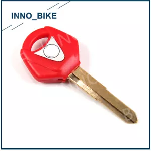 For Yamaha FZ4 / FZ8 / XJ6 All Year 1PC Uncut Blade Blank Key Replacement Red - Foto 1 di 7