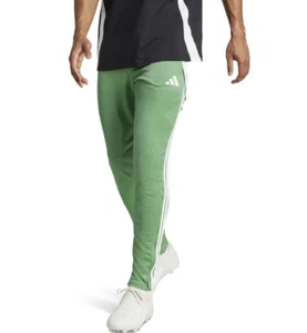 Pantalones de entrenamiento Adidas JI8903 Tiro 24 verde/blanco para hombre nuevos con etiquetas - Imagen 1 de 5