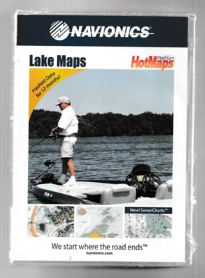 Navionics Lake Maps Hotmaps New Sonar Charts SD/MicroSD Card Cartography NEW! - Image 1 of 2