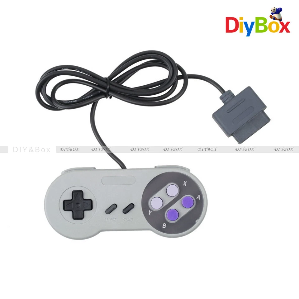 16 Bit Controller for Super Nintendo SNES System Console Control Pad - Image 1 of 4