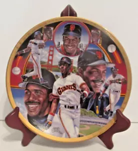PLACA DE IMPRESIONES DEPORTIVAS BARRY BONDS 1994 ""THE INCREÍBLE BARRY BONDS"" CON CERTIFICADO DE AUTENTICIDAD - Imagen 1 de 2