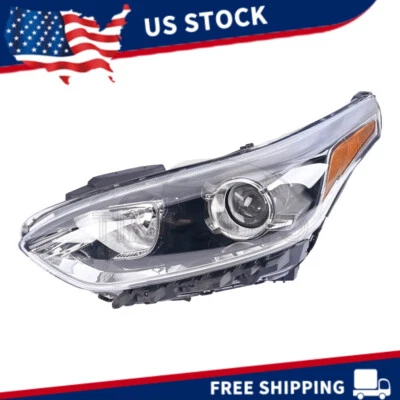 Faro halógeno delantero izquierdo del lado del conductor Kia Forte 2019 2020 2021 sin LED Foto 1 de 4