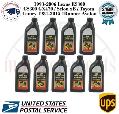 Paquete de 9 cuartos de líquido de aceite de transmisión para Lexus ES300 1999-2015 / Camry / 4Runner Foto 1 de 4