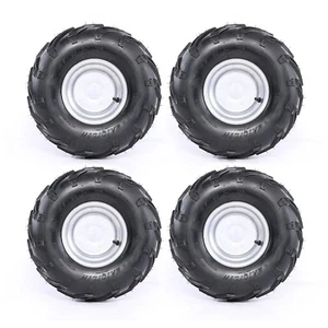 4 Pack ATV Tires 16x8-7 Tire Rim Wheel 3 Bolt 200/55-7 Quad Buggy Go Kart Taotao - Picture 1 of 9