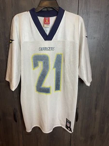 Camiseta deportiva vintage Reebok Ladainian Tomlinson San Diego Chargers #21 adulto M blanca - Imagen 1 de 8