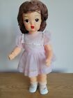 Terri Lee 16" 1950's doll/reddish brown hair/pink dress & white shoes