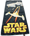 Rare Naboo Star Fighter Beach Towel Vintage Star Wars Lucas Films 54x26