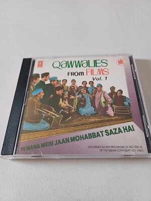 Qawwalies From Films Vol 1 - Qawwali Bollywood Tseries India SVCD 1088 RARE 1993 - Image 1 of 4
