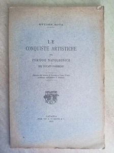 Conquiste del periodo napoleonico ducati parmensi autografo Ettore Rota Catania - Foto 1 di 2