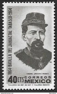 SKV) 1964. Mexico. Battle of Jahualtal, Tabasco. 1 stamp SC 959 min. - Picture 1 of 1