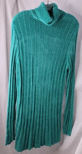 Vintage Cambridge Dry Goods Green Velour Sweater Size Small - Picture 1 of 8