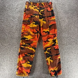 Rothco BDU Pants Mens Small Regular Orange Camouflage Military Adult Adjustable - Picture 1 of 10
