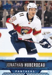 JONATHAN HUBERDEAU 2017-18 17-18 UPPER DECK 1 OVERTIME BLUE #38 FLORIDA - Picture 1 of 1