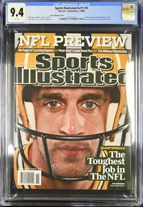 ⭐️ Sports Illustrated Aaron Rodgers FC RC Newsstand - September 7 2009 CGC 9.4🔥 - Picture 1 of 2