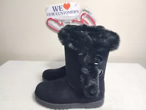 Stivali donna neri scamosciati invernali neve pull on taglia 8 - Foto 1 di 8