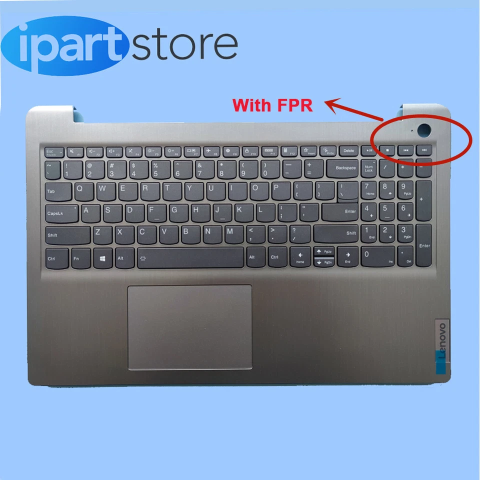 Palmrest Keyboard Touchpap For Lenovo ideapad 3-15ITL6 15ALC6 Gray 5CB1B65660 - Image 1 of 4