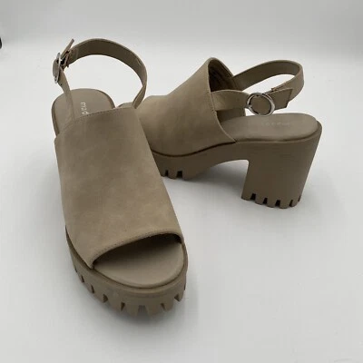 Madden Girl Sonny Y2K Chunky Platform Heeled Slingback Sandals Size 10 NWOT - Image 1 of 4