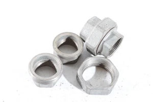 1 x Rohrverschraubung IG 1 1/4" flach dichtend Gewindefitting verzinkt Muffe - Bild 1 von 5