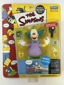The Simpsons Playmates World Of Springfield Krusty The Clown Interactive Figure - Picture 1 of 2