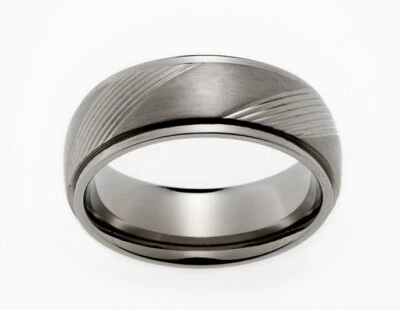 MIAMI WHITE Trauringe Eheringe "ANGELO" Titan 6mm - Bild 1 von 2