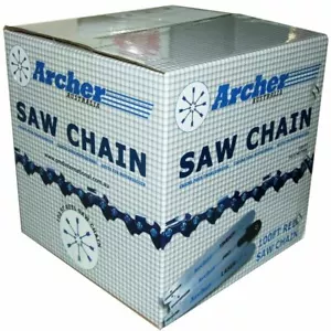 Archer Kettensägenkette 100 Fuß Rolle 0,325 0,058 1,5 mm 1840 Antriebsglieder - Bild 1 von 4