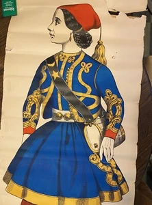 Französisches Vintage Poster Pupille de la Garde Epinal Infanterie Kostüm politisch 54 Zoll L - Bild 1 von 11