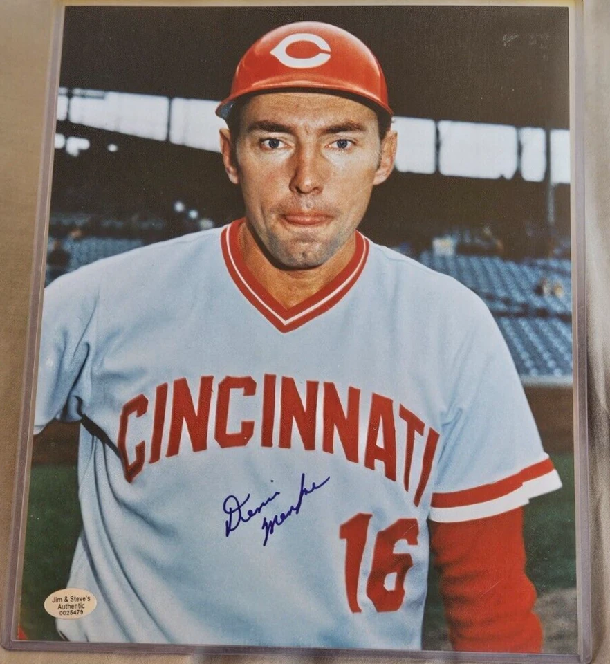 Denis Menke Signed Autographed 8x10 COA TPA Guaranteed Cincinnati Reds - Image 1 of 1