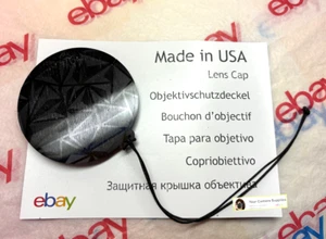 FRONT LENS CAP DIRECTLY to CAMERA NIKON COOLPIX P530 + HOLDER, Slip-On Push-On G - Picture 1 of 9