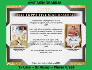Mike Piazza New York Mets 2023 Topps Five Star 1X Case 8X Box Break #4