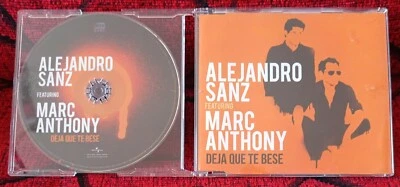 ALEJANDRO SANZ Featuring MARC ANTHONY **Deja Que Te Bese** 2016 PROMO CD SINGLE Foto 1 de 2